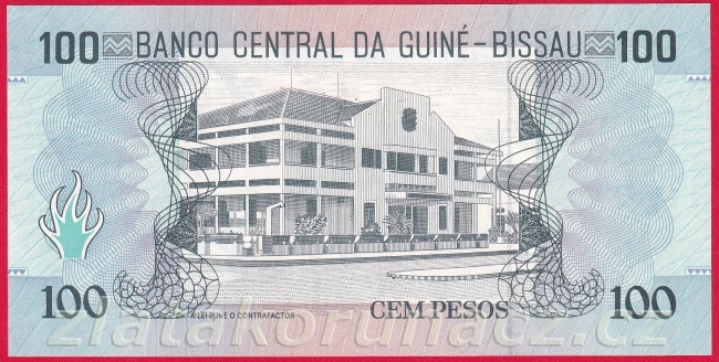 Guinea-Bissau  - 100 Pesos 1990