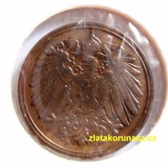 Německo - 1 Reich Pfennig 1911 J