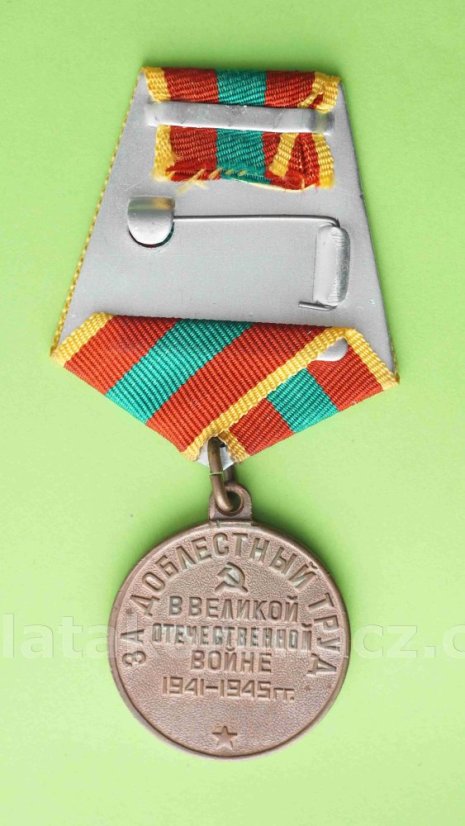 SSSR - Medaile za udatnou práci za velké vlastenecké války 1941-1945