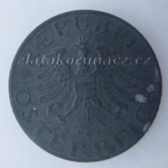 Rakousko - 5 groschen 1972