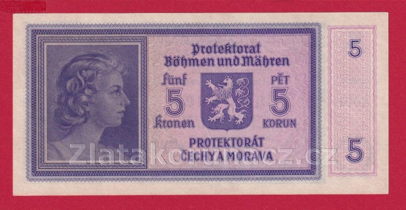 5 korun 1940 A 001