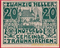 Traunkirchen - 20 haléřů - 1920