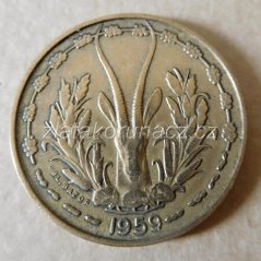 Afrika - Centrální - 10 francs 1959