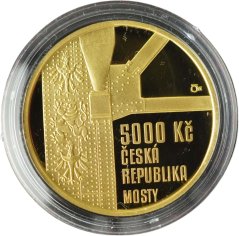 2015 - 5 000 Kč - Žďiakovský most Proof