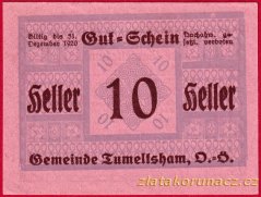 Tumeltsham - 10 haléřů - 1920