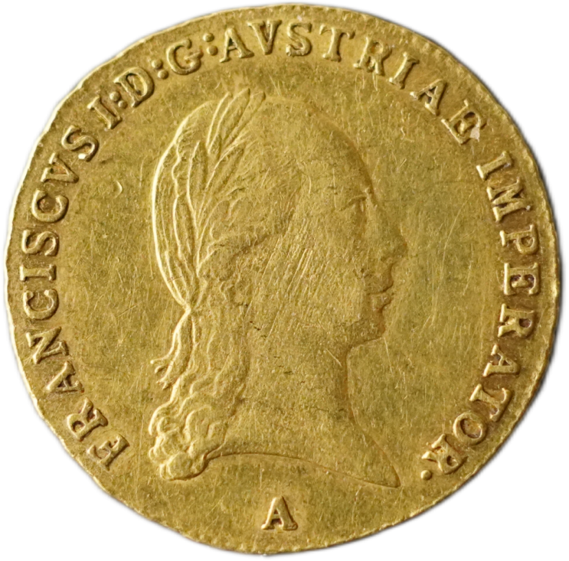 Zlatá mince Rakousko - Uhersko - 1 Dukát 1815 A František I.