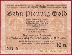 Landeshut in Schlesien - 10 goldpfennig - 1923