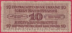Rusko - Ukrajina - 10 Karbowanez 1942