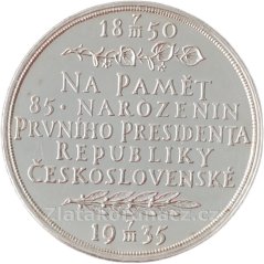 Tomáš G. Masaryk na paměť k 85.narozeninám 32 mm-Lesklá