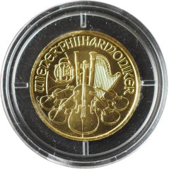 Zlatá mince Rakouska - 1/10 Oz Philharmoniker 2009