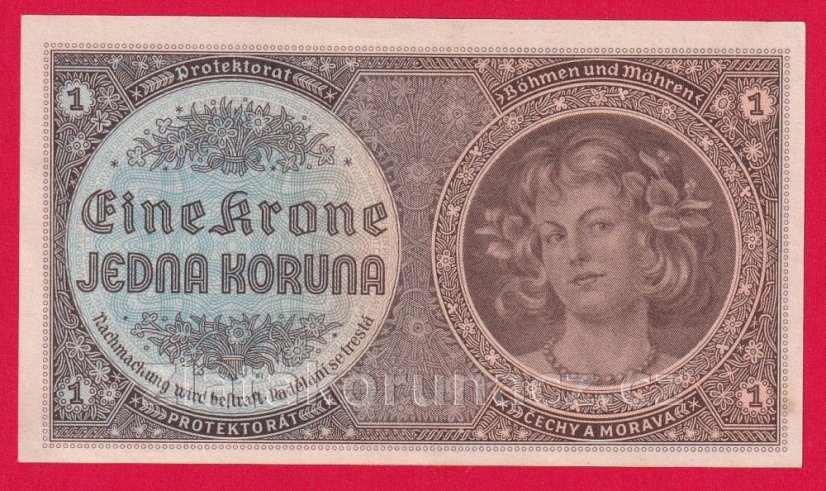1 koruna 1940 C 001
