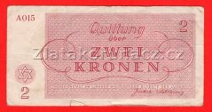 2 K - Terezínská poukázka A 015