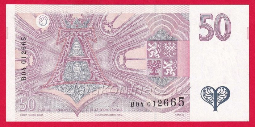 Česká republika - 50 Korun 1994 B 04