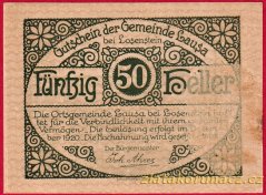 Lausa bei Losenstein - 50 haléřů - 1920