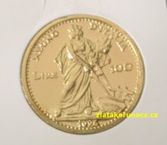 Itálie - 100 lire 1926
