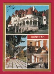 Kunerad - exteriér zámku, památník, jídelna