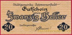Schwanenstadt - 20 haléřů - 1920
