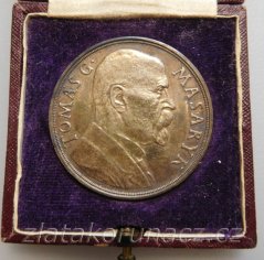 T.G.Masaryk - K 85. narozeninám  42 mm-Lesklá ,org.etue