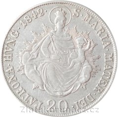 20 Krejcar 1842 B