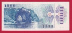 Česká republika - 1000 korun 1985 kolek tištěný U 24