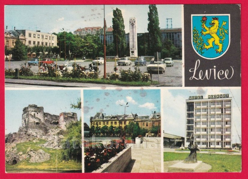 Levice - Náměstí - Automobily