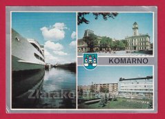 Komárno - Dunaj, mestský národný výbor, náměstí SNP