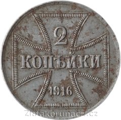 Polsko - 2 kopějka 1916 A OST