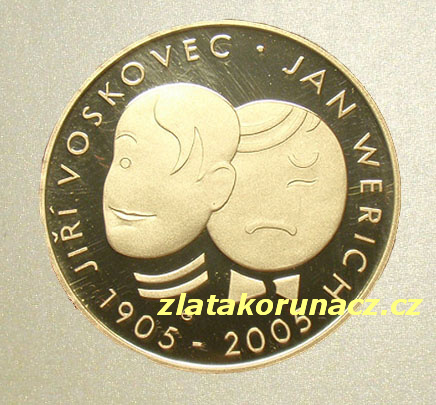 2005- 200Kč - V+W Proof