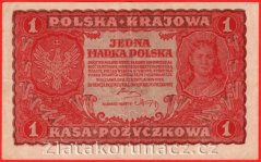 Polsko - 1 Marka 1919 - série I., 1 písmeno